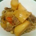 めい太＆ぽこ太's cooksnap of when they made 肉じゃが.