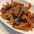 nov-o's cooksnap of when they made こんにゃくと大根のきんぴら風.