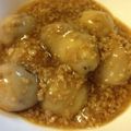 manieru's cooksnap of when they made ほっこり☆里芋の鶏ひき肉あんかけ.