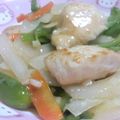 武士魂's cooksnap of when they made 鶏むね肉とピーマンのエスニック炒め.