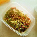 Sakupan＊'s cooksnap of when they made ～水菜とハムで✿おひたし風～.