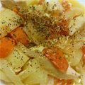 fukudoru's cooksnap of when they made ♪鶏むね肉とじゃがいものトマトクリーム煮.