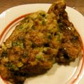 ひっしーきゃっしー's cooksnap of when they made 餃子の残り具で☆さっくりふんわり山芋焼き.