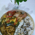 lovemoco's cooksnap of when they made お弁当にグー♪ゴーヤの和風玉子焼き.