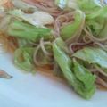 いちごあめ、's cooksnap of when they made 簡単ランチに☆きゃべつそうめん.