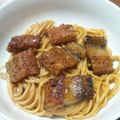 ｔｏｍｏｎ♪'s cooksnap of when they made 市販のうなぎでスパゲティ.