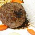 キャシーキャサリン's cooksnap of when they made うまいっ！粗挽きステーキ☆にんにく風味.