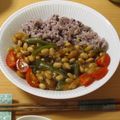 もんしゅしゅ's cooksnap of when they made 大豆の生姜焼き丼.