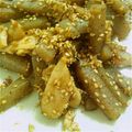 ikekioa's cooksnap of when they made こんにゃくと豚肉の甘辛ゴマ煮.