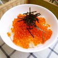 ｘｘyuzumikanｘｘ's cooksnap of when they made 秋に作るイクラ丼.