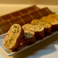 niboco's cooksnap of when they made 味付け不要めかぶと蟹カマのとろとろ卵焼き.