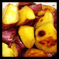 mokachiii's cooksnap of when they made 揚げない大学いも風.