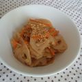 yu～kari's cooksnap of when they made シャキシャキ☆レンコンの甘酸っぱ煮.