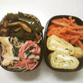 カボリン's cooksnap of when they made 簡単☆水菜・かにかま・お揚げの煮びたし.