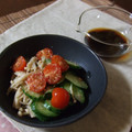 豆トマ's cooksnap of when they made トマト★きゅうりのさっぱり酢の物.