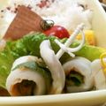 とあろん's cooksnap of when they made ♡お弁当にも♪　ちくわの梅シソロール♡　.