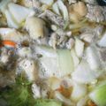コウジパパ's cooksnap of when they made 鶏モモ肉とキャベツ&ゴーヤのスープ煮.
