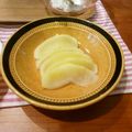 usaco3's cooksnap of when they made レンジで砂糖なし煮りんご.