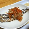 oinari★'s cooksnap of when they made 焼きししゃもの簡単ポン酢マリネ.