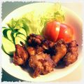 YUZU1110's cooksnap of when they made 塩麹で柔らか！鶏のムネ肉から揚げ.