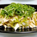 ぴにゃーな's cooksnap of when they made サッパリ♪ササミと葱の梅ごま和え.