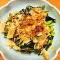 コーニャ's cooksnap of when they made 金時草はやっぱりおひたしがおいしい♬.