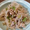 ばたみそーぱん☆'s cooksnap of when they made ★常備菜★豚肉ともやしのゴマ冷しゃぶ.
