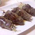 natsu1231's cooksnap of when they made ✿焼肉のたれで♬もやしの牛肉巻き✿.