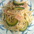 みつめん's cooksnap of when they made ゴーヤともやしのバター炒め.