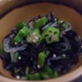 mippo_co's cooksnap of when they made ☆オクラ・ひじき・糸コンの和風和え☆.