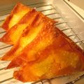 か～りん∞'s cooksnap of when they made ワンタンの皮で☆簡単☆かぼちゃパイ.