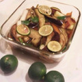 ハル109's cooksnap of when they made 焼きネギと茄子のすだち風味の煮浸し.