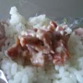 みかるxxx's cooksnap of when they made 第２１４の隷使緋：ベーコンマヨオニギリス.