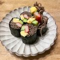 はい☆うさぎ's cooksnap of when they made おつまみにも☆おもてなしにも☆蕎麦寿司.