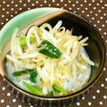 うめたむ's cooksnap of when they made もやしと小松菜のナムル（超簡単）.