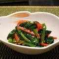 she05's cooksnap of when they made ♪ほうれん草のナムル和え♪.