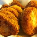 precieuse's cooksnap of when they made レンコンはさみ揚げ.
