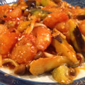 菜ao's cooksnap of when they made ウチの定番・エビチリ（カサ増し）。.