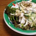 maasakob's cooksnap of when they made ★きゅうり茗荷玉ねぎのマヨポンサラダ★.