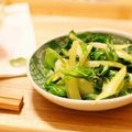 kamu蔵's cooksnap of when they made 葉っぱも一緒に☆セロリのレモンバター炒め.