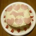 もつもつえーこたん's cooksnap of when they made 愛犬のお誕生日に♪バースデーケーキ風.