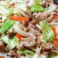 UGGray's cooksnap of when they made 野菜のコジュジャン炒め.