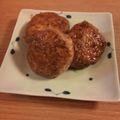 ゆーぴ1007's cooksnap of when they made 鶏のつくねバーグ.