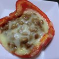 fuwamocos's cooksnap of when they made パプリカと納豆のチーズ焼き♪.