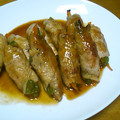 cooj614's cooksnap of when they made 焼き肉のタレで簡単！豚肉の野菜巻き☆.