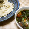kemeta's cooksnap of when they made ピリ辛？ネバトロ♪ざるうどん.