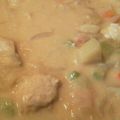 そらとはる:D:D's cooksnap of when they made ふわふわ鶏だんごのコーンクリームシチュー.
