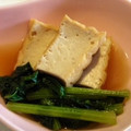 ポキカイ's cooksnap of when they made 簡単☆小松菜と厚揚げの煮物.