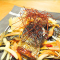 yuK:'s cooksnap of when they made 秋刀魚の南蛮漬け.