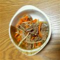 ミオンまま's cooksnap of when they made 牛肉とごぼうの甘辛炒め.